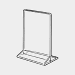 Y-Style Sign Holder 4" x 6"