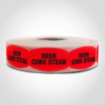 deer cube steak stickers