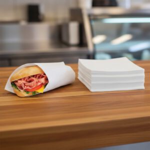 3 Ply White Insulated Wrap Unprinted 12" x 12" 2000 per case