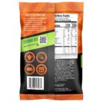 Wild Dutchman Cheddar Dill Sunflower Seeds 5.5oz Back side of bag