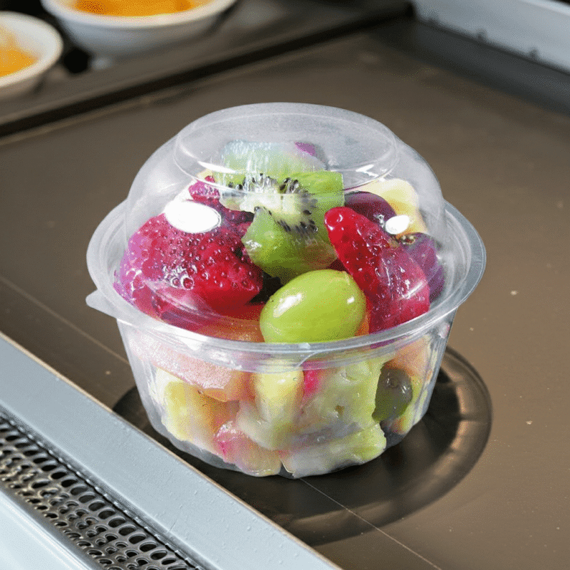 12 oz. Sho Bowl with Hinged Dome Lid Take out Food Container