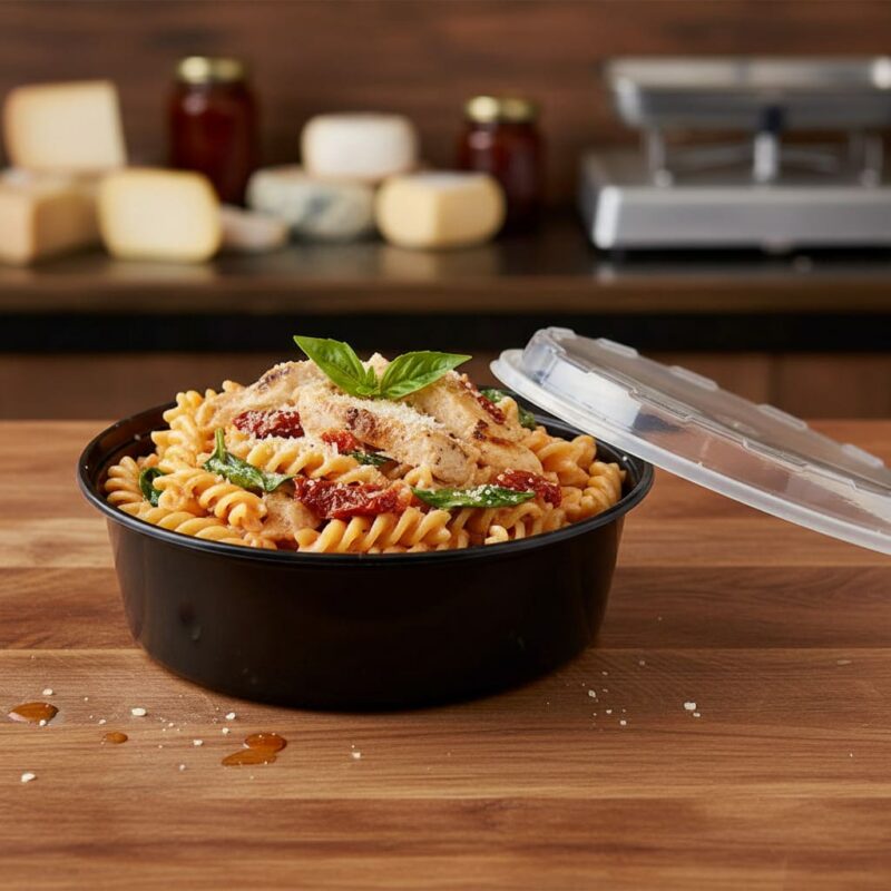 260672 32-oz Microwavable Round Take Out Container with 32-oz Microwavable Round Take Out Container with