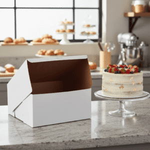 12 inch cake box white