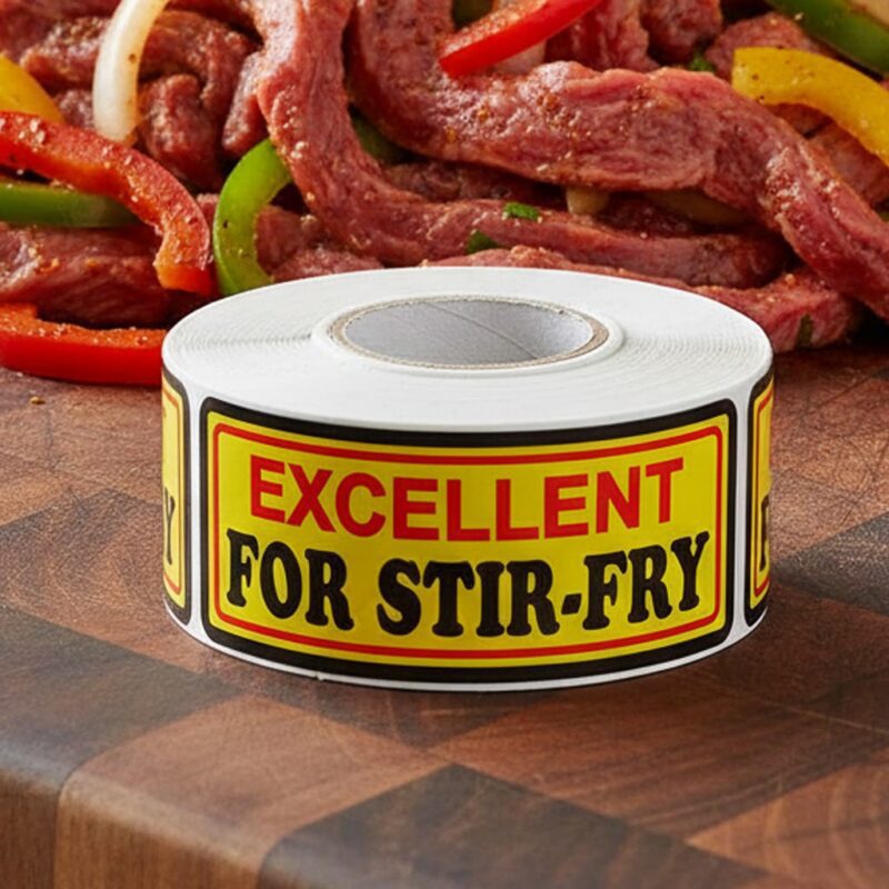 500479 excellent for Stir Fry Label Stickers Excellent for Stir Fry Label Stickers