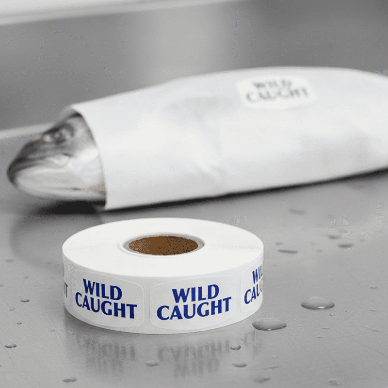 Wild Caught Label Stickers