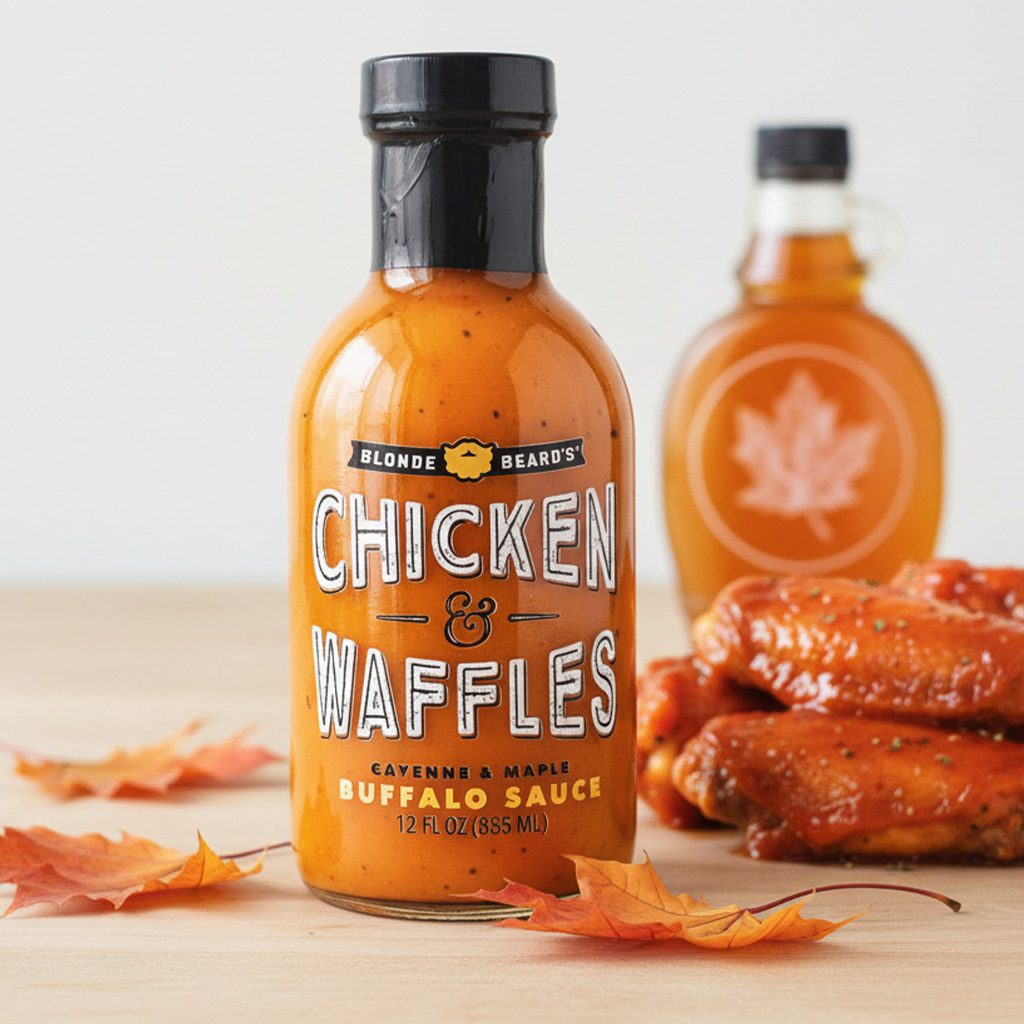50606-Blonde-Beards-Chicken-&-Waffle-Craft-Buffalo-Wing-Sauce Blonde Beard’s Chicken & Waffle Craft Buffalo Wing Sauce wholesale price and pack