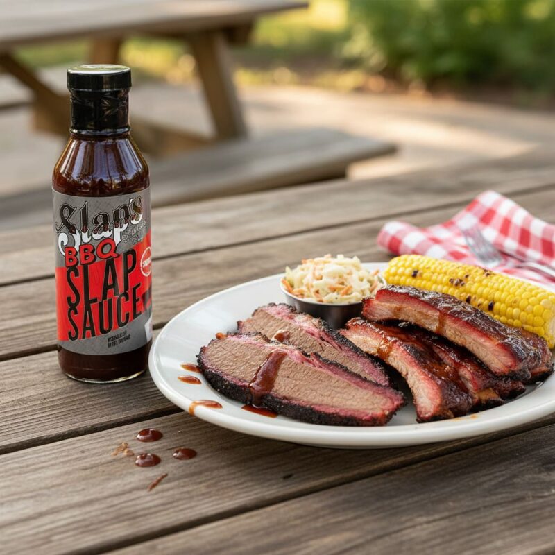 Slaps BBQ Smokey Sauce 16 oz