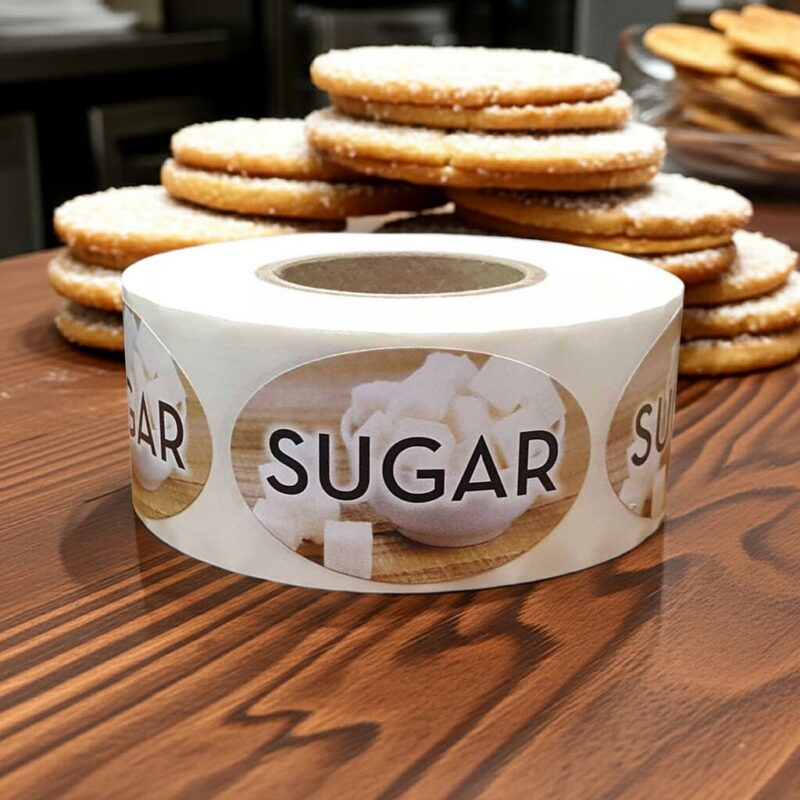 560072 Sugar Label Bakery Flavor Stickers Sugar Label Bakery Flavor Stickers