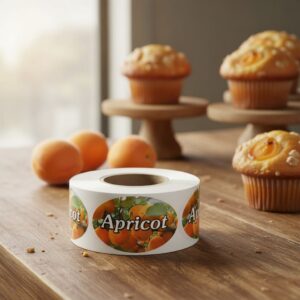 Apricot Label Bakery Flavor Sticker