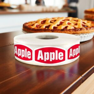Apple Label Bakery Flavor Sticker