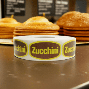 Zucchini Label Stickers
