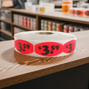 3 dollar and 59 cents Pricing Label Stickers