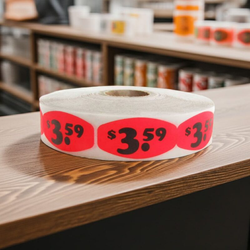 3 dollar and 59 cents Pricing Label Stickers