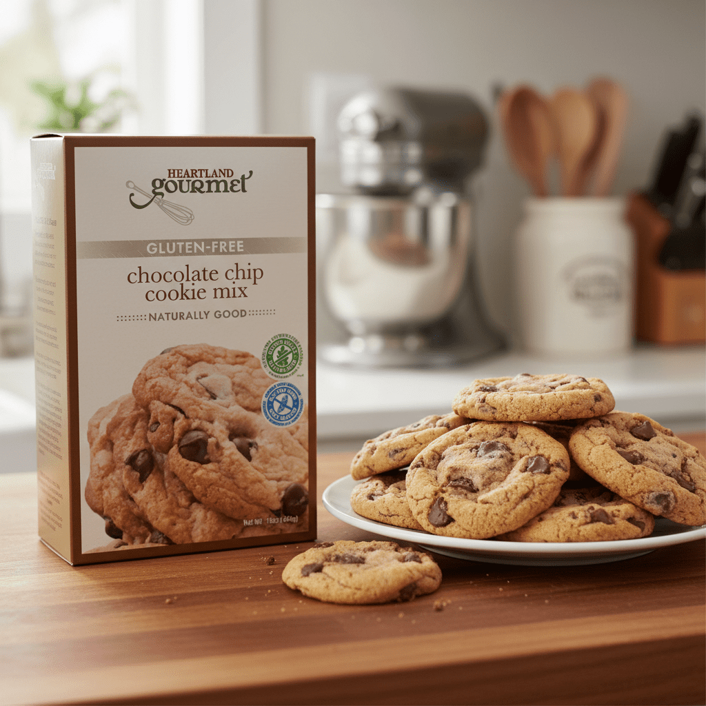 90303 Heartland Gourmet Chocolate Chip Cookie Mix Gluten Free Heartland Gourmet Chocolate Chip Cookie Mix Gluten Free