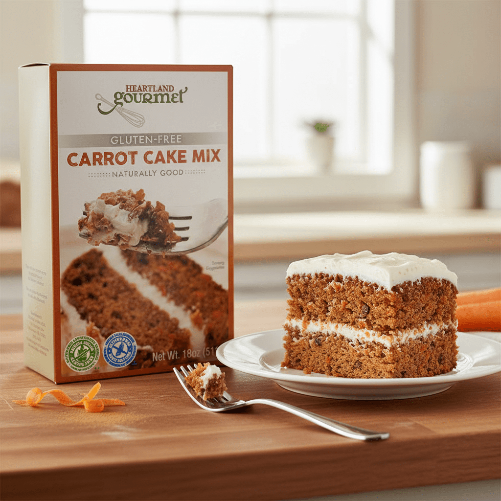 90306 Heartland Gourmet Carrot Cake Mix Gluten Free Heartland Gourmet Carrot Cake Mix Gluten Free