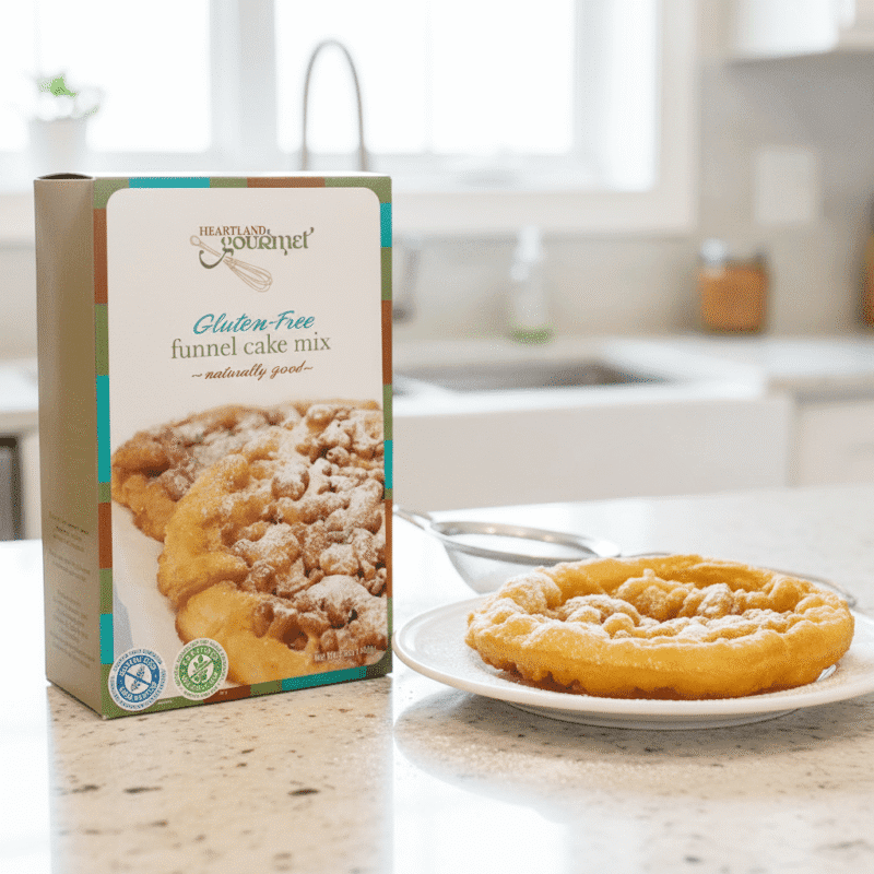 Heartland Gourmet Funnel Cake Mix Gluten Free