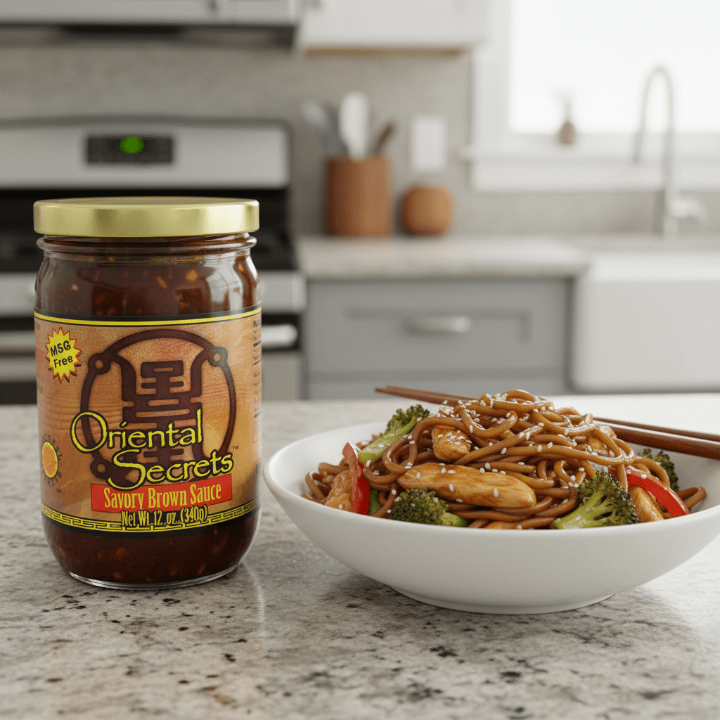 90400 Oriental Secrets Savory Brown Sauce 12 oz Oriental Secrets Savory Brown Sauce 12 oz