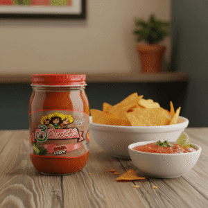 3 Amigas Hot Salsa 16oz