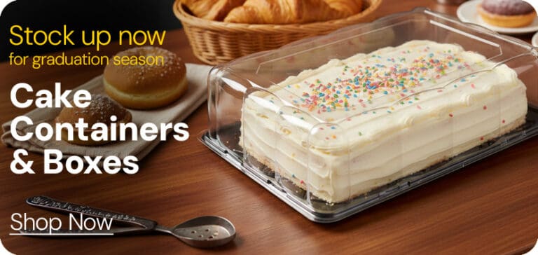 Cake containers perfect for graduations