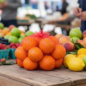 polynet produce bag 3 pounds shown with oranges