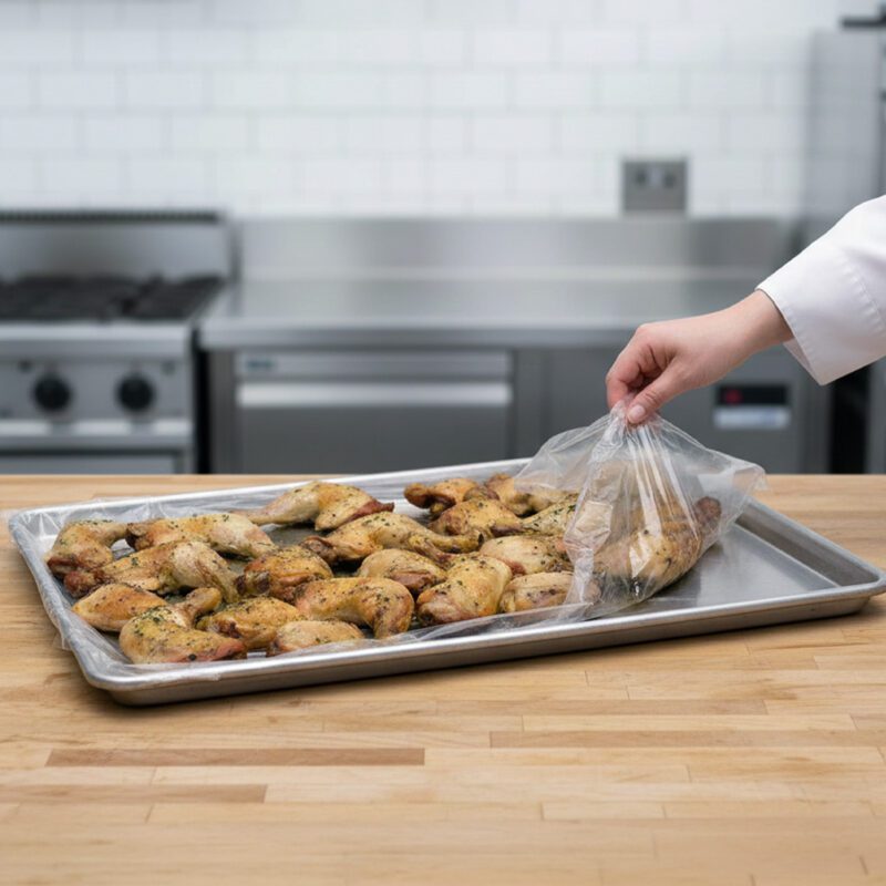 110082-Pansaver-Bun-Sheet-Pan-Liner-25.5-x-17 Bun Sheet Pan Liner for large pan 25.5" x 17" wholesale price and case packed
