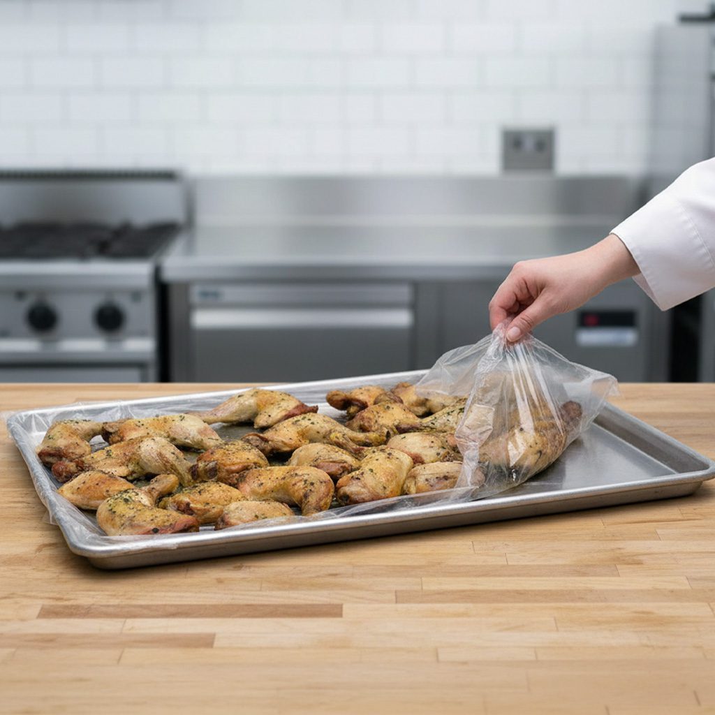 Bun Sheet Pan Liner for large pan 25.5" x 17" wholesale price and case packed