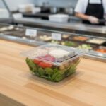 48 ounce tamper evident takeout plastic contai er
