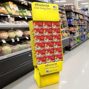 Pan Liners Card Board Shipper Display with Slow Cooker Liners