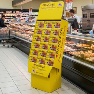 Pansaver Pan Liners Card Board Shipper Display with Turkey Bags