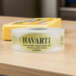 Havarti Cheese gold foil sticker