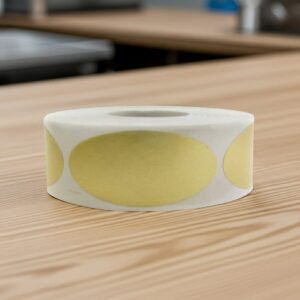 gold foil sticker label