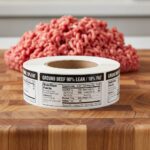 ground beef 90% lean nutritional label