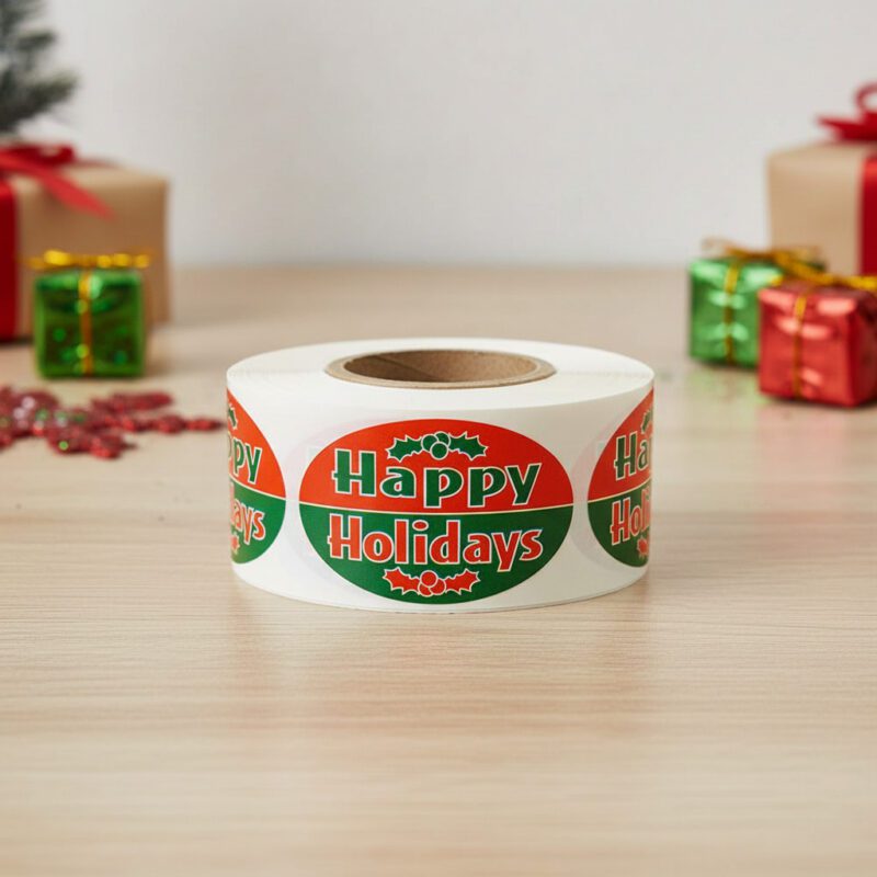 Happy holidays sticker