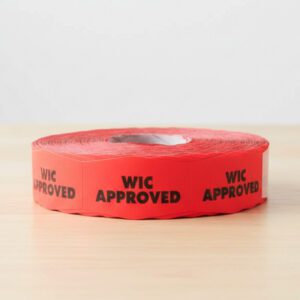 Wic Approved Label Stickers - 1000/roll