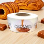 caramel sticker