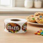 M&M sticker labels