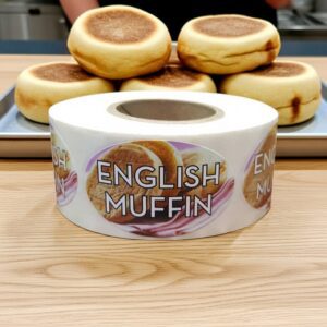 english muffin sticker