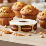 butterscotch gold foil label