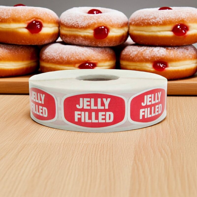 568046-Jelly-Filled-Label-Bakery-Flavor-Stickers jelly filled sticker