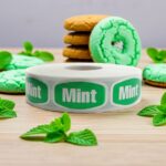 mint sticker shown with mint cookies