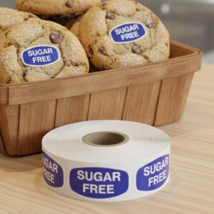 Sugar free sticker