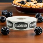 blackberry sticker with blackberry pie