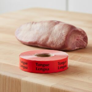 Tongue english and Spanish sticker