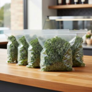 Resealable deli bags on a deli counter