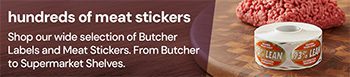 meat stickers mobile menu ad