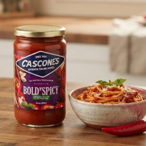 Cascone's Bold N' Spicy Pasta Sauce 24oz - 6/case