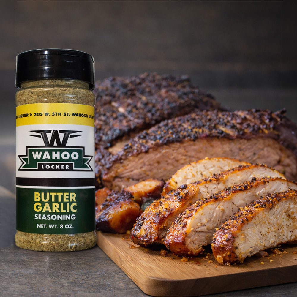 Wahoo Locker Butter Garlic Seasoning 8oz – 6/case 1 Wahoo Locker Butter Garlic Seasoning 8oz - 6/case