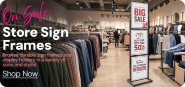 Retail Sign Frames on sale now