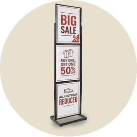 Retail Display Sign Holders