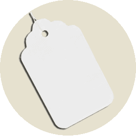 Hang Tags with String